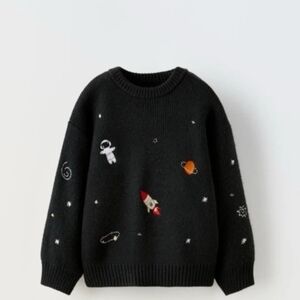 Zara Black Knit Sweater